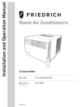 Friedrich KCQ08A10A Guide d'installation