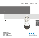 SICK PFT Pressure transmitter Mode d'emploi