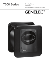 Genelec 8030 and 7050 Stereo System Mode d'emploi