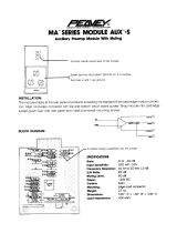 Peavey MA Series Module AUX-5 Le manuel du propriétaire