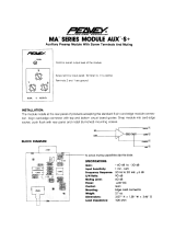 Peavey MA Series Module AUX-S+ Le manuel du propriétaire