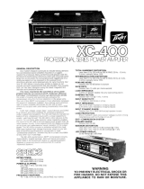 Peavey XC 400 Amp Manuel utilisateur