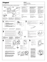 Legrand ADTPRIWHCW1 Guide d'installation