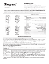 Legrand PW-301/301-347/302/302-347 Passive Infrared Multi-Way Wall Switch Occupancy Sensor (TriLingual) Guide d'installation