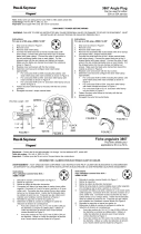 Legrand Angle Plug Wiring and Assembly, 3867 Instruction Sheet