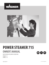 Wagner SprayTech Power steamer 715 Manuel utilisateur