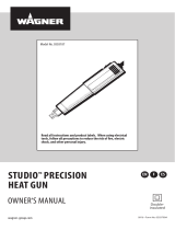 Wagner SprayTech Studio Precision Heat Gun Manuel utilisateur