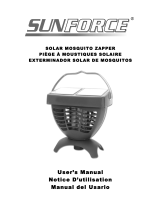 Sunforce Solar Mosquito Zapper Manuel utilisateur