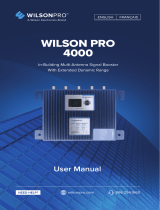 WilsonPro Pro 4000/4000R Guide d'installation