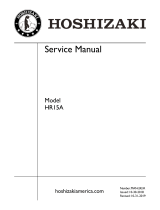 Hoshizaki HR15A Manuel utilisateur