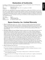 Epson WorkForce Pro EC-4030 Une information important