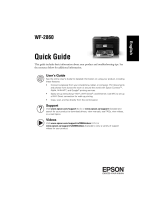Epson WorkForce WF-2860 Guide de démarrage rapide