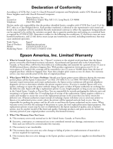 Epson ET-3760 Une information important