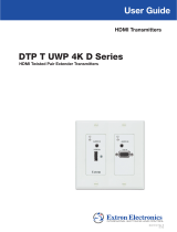 Extron electronics DTP T UWP 4K 232 D Manuel utilisateur
