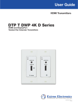 Extron electronics DTP T DWP 4K D Series Manuel utilisateur