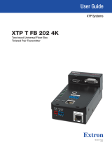 Extron electronics XTP T FB 202 4K Manuel utilisateur