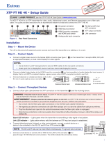 Extron XTP FT HD 4K Manuel utilisateur