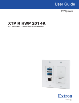 Extron electronics XTP R HWP 201 4K Manuel utilisateur