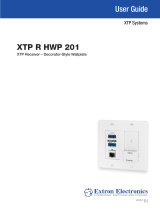Extron XTP R HWP 201 Manuel utilisateur