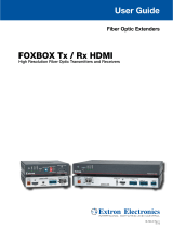 Extron FOXBOX Tx HDMI Manuel utilisateur