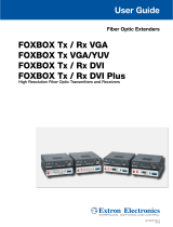 Extron FOXBOX Tx HDMI Manuel utilisateur