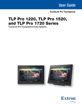 Extron electronics TLP Pro 1220TG Manuel utilisateur