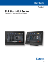 Extron TLP Pro 1022T Manuel utilisateur