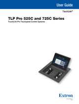 Extron TLP Pro 725C Manuel utilisateur