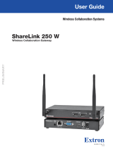 Extron ShareLink 250 Series Manuel utilisateur