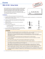 Extron electronics MDA 4V EQ Manuel utilisateur