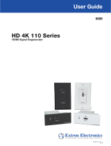 Extron electronics HD 4K 110 D Manuel utilisateur