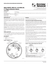 System Sensor B501-WHITE, B501-IV, and B501-BL Manuel utilisateur
