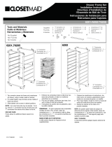ClosetMaid 17 In. Basket Frame Set Guide d'installation