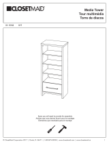 ClosetMaidAdjustable Media Tower With Drawer