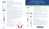 Drive Medical Universal Aluminum Crutch Le manuel du propriétaire