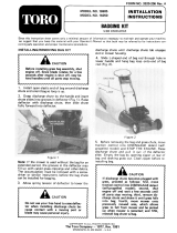 Toro Side Discharge Bagging Kit Guide d'installation