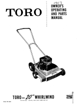 Toro 20" Whirlwind Lawnmower Series VI Manuel utilisateur