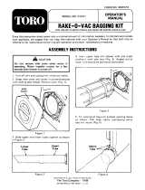 Toro Rake-O-Vac Bagging Kit, 450TX and 550TBX Manuel utilisateur