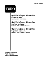 Toro QuieTech Super Blower Vac Manuel utilisateur