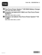 Toro Flex-Force Power System 7.5Ah 60V MAX Battery Pack Manuel utilisateur