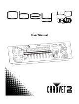 CHAUVET DJ Obey 40 D-Fi 2.4 Manuel utilisateur