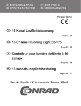 Conrad Components 16-Channel Running Light Controller Module Mode d'emploi