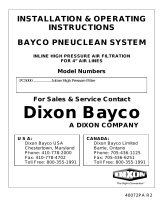 Dixon Pneuclean Air Filtering System - Dry Bulk Manuel utilisateur