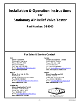 Dixon Stationary Air Relief Valve Tester (DB9000) Manuel utilisateur