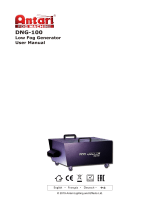 Antari DNG-100 Low Fog Machine Manuel utilisateur