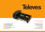 Televes MiniKom F broadband multiband amplifier Manuel utilisateur