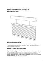 Perfect Lift Window Treatment HDQGAL250720 Mode d'emploi