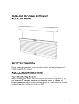 Perfect Lift Window Treatment QFCR200640 Guide d'installation