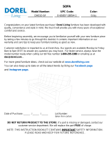 Dorel Living DA010-SF Manuel utilisateur