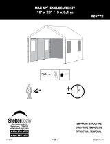 ShelterLogic ShelterLogic Max AP Canopy ClearView Enclosure Kit Le manuel du propriétaire